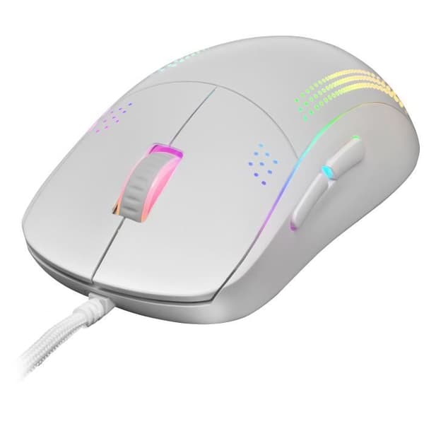 Mars Gaming MMPRO Vit - Ultralätt Ambidextrous Mus - RGB Chroma - 32K DPI Optisk