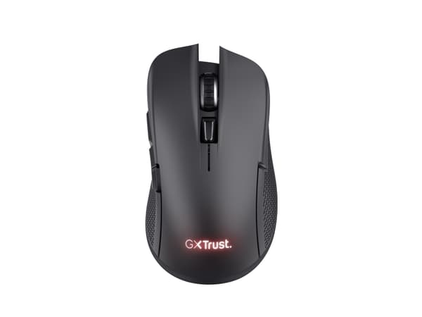 Trust GXT 931 Ybar, högerhand, laser, Bluetooth, 7200 DPI, Svart