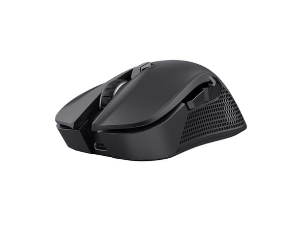 Trust GXT 931 Ybar, högerhand, laser, Bluetooth, 7200 DPI, Svart Svart