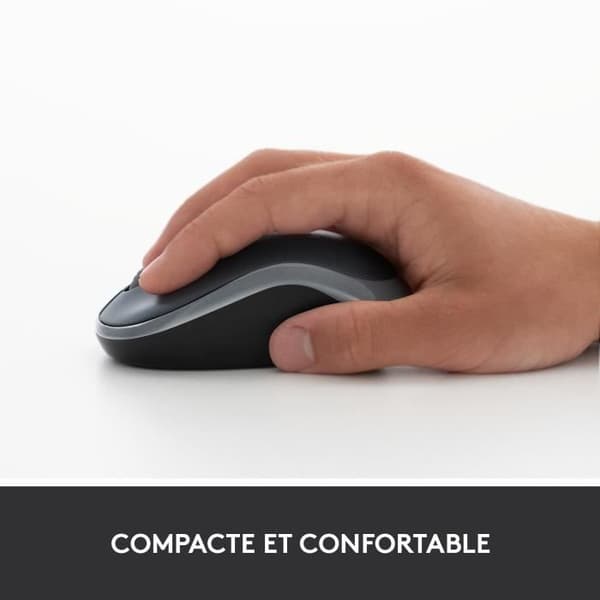 Trådlös mus - Logitech - M185 - Optisk - Blå