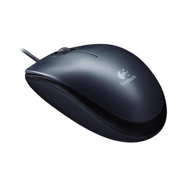 LOGITECH M100 Wired Mouse - Svart