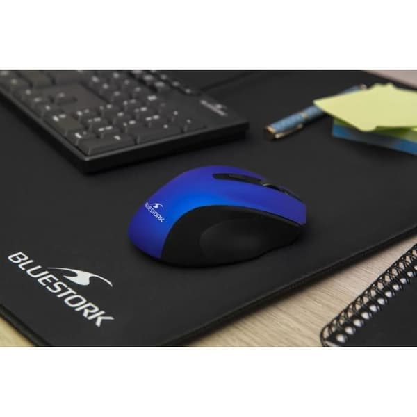Trådlös mus - BLUESTORK - OFFICE 75 - Laddningsbar - PC/MAC - Blå