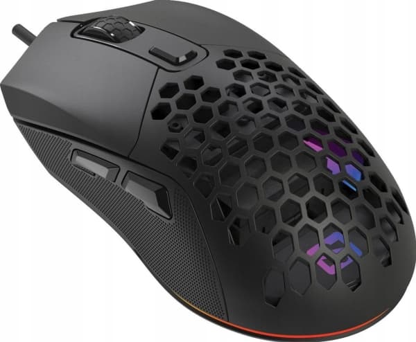Sandberg 640-28, Ambidextrous, USB Type-A, 12800 DPI, Svart Svart