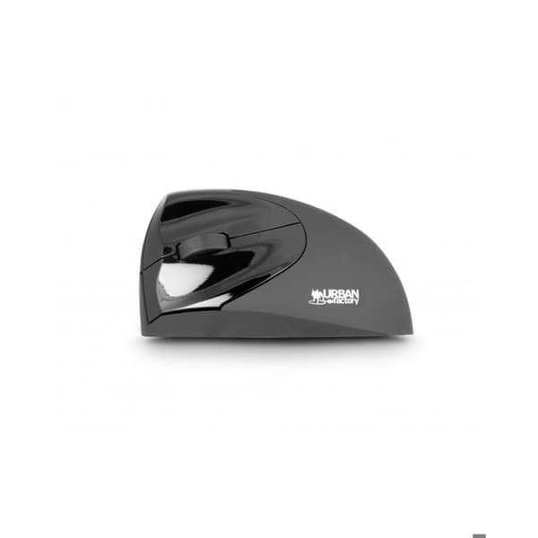 Trådlös Mus - URBAN FACTORY - EML20UF-V2 - Ergonomisk - För Vänsterhänta - Svart
