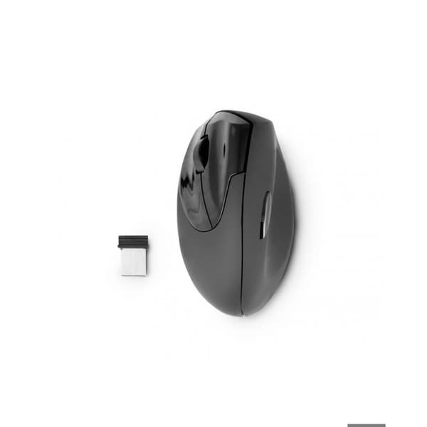 Trådlös Mus - URBAN FACTORY - EML20UF-V2 - Ergonomisk - För Vänsterhänta - Svart