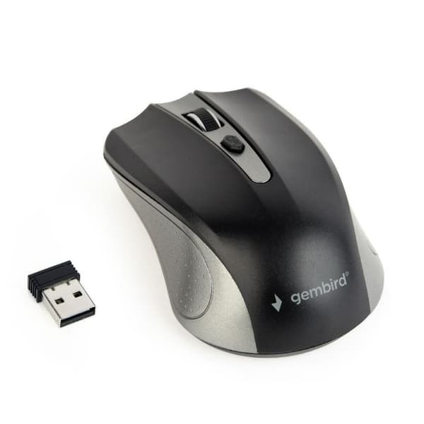 Mus GEMBIRD MUSW-4B-04-GB 1600 dpi Sort, Grå