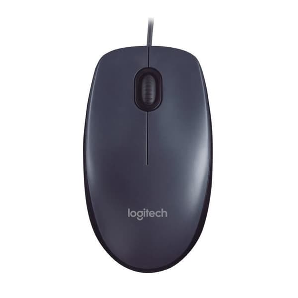 Mus - Trådbunden - Logitech - M90 - Optisk - Svart