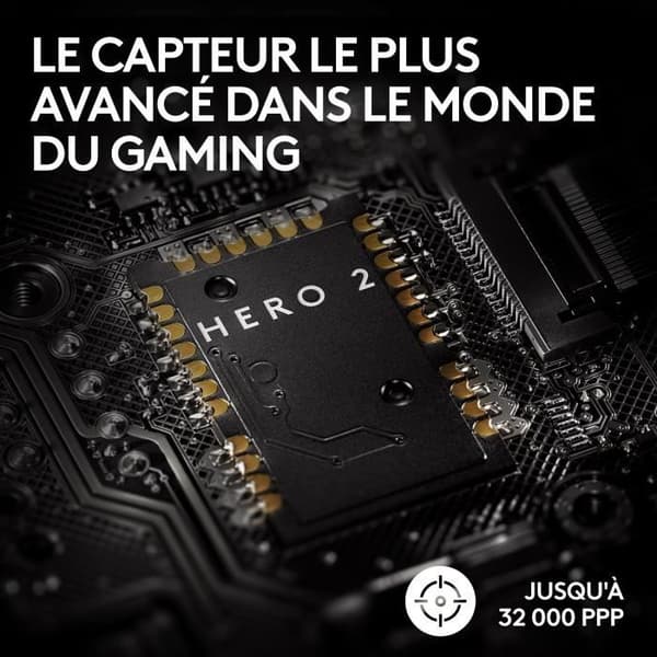 Spelmus - Trådlös - Logitech G - G PRO X 2 Superlight - Svart
