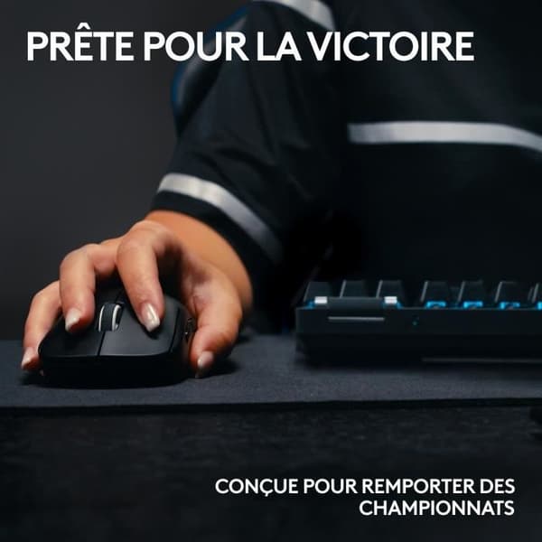 Spelmus - Trådlös - Logitech G - G PRO X 2 Superlight - Svart