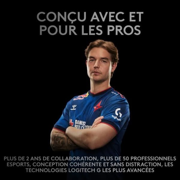 Gamingmus - Trådlös - LOGITECH G - Pro - Svart