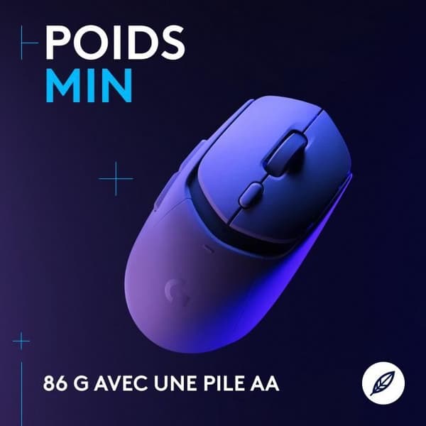 Spelmus - Trådlös - Logitech G - G309 - Vit