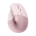 Miniatyrbild 1 av 6: Logitech Lift Ergonomic Vertical Mouse, Trådlös, Tyst - Rosa