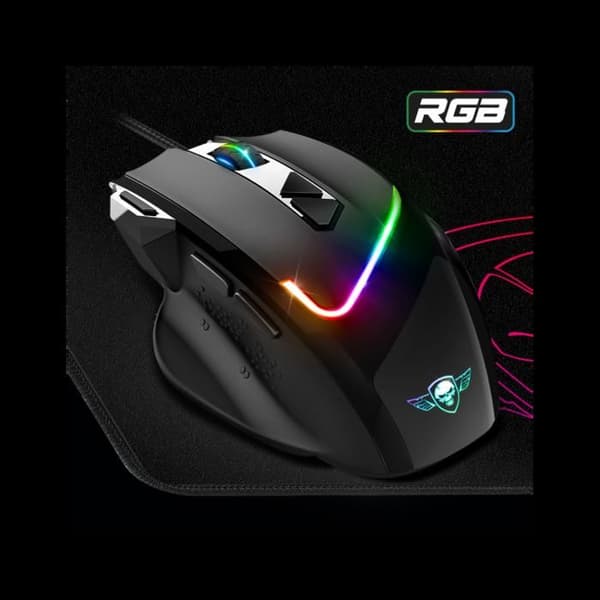 Spirit of gamer mus PRO-M3 RGB 7200dpi + musmatta