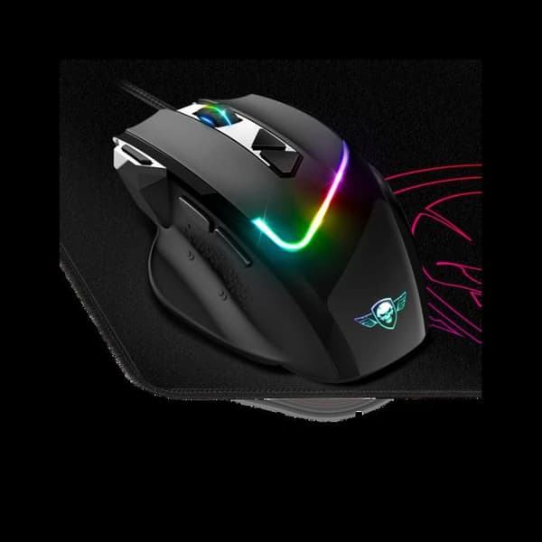 Spirit of gamer mus PRO-M3 RGB 7200dpi + musmatta