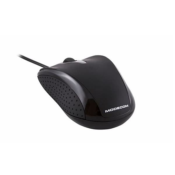 Modecom MC-M4 -hiiri, USB Type-A, optinen, 800 DPI, molempikätinen musta, Harmaa