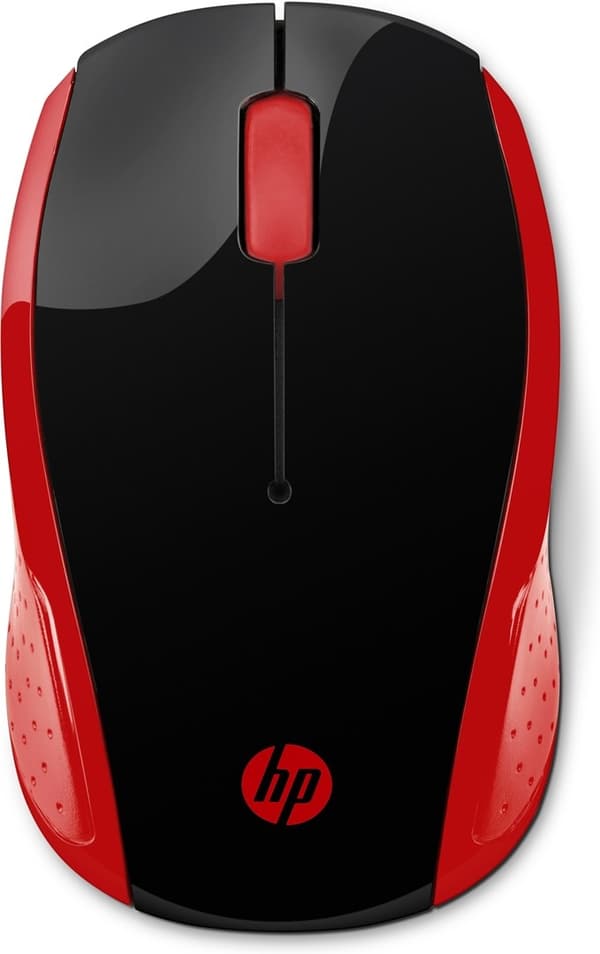 HP Wireless Mouse 200 (Empress Red) Sort, Rød
