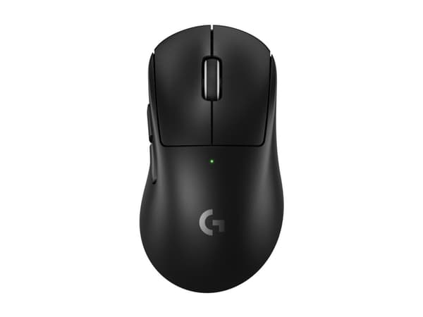 Logitech G PRO X SUPERLIGHT 2 DEX - Mus - ergonomisk - högerhänt - optisk - 5 knappar - trådlös, kabelansluten - 2.4 GHz, USB - svart