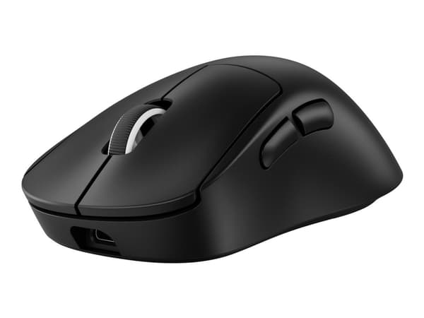 Logitech G PRO X SUPERLIGHT 2 DEX - Mus - ergonomisk - högerhänt - optisk - 5 knappar - trådlös, kabelansluten - 2.4 GHz, USB - svart Svart