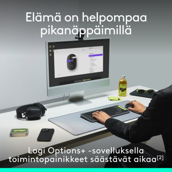 Logitech POP Mouse -langaton hiiri, roosa