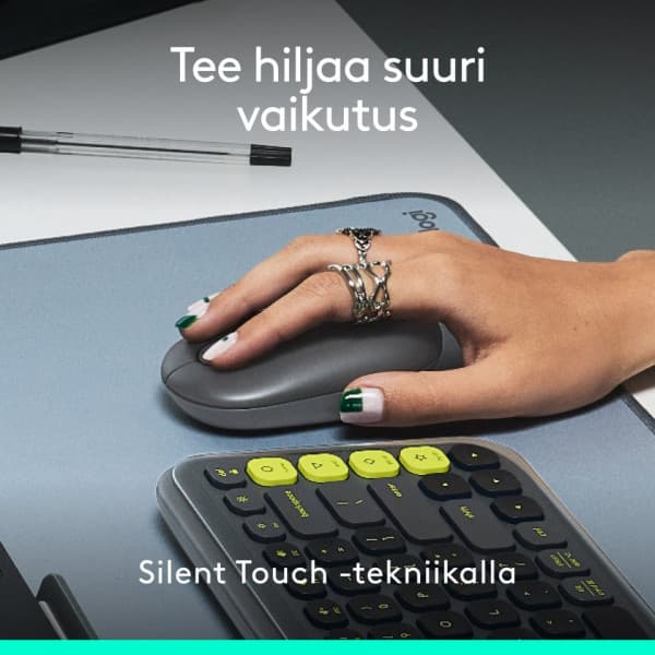 Logitech POP Mouse - trådløs mus, grafit