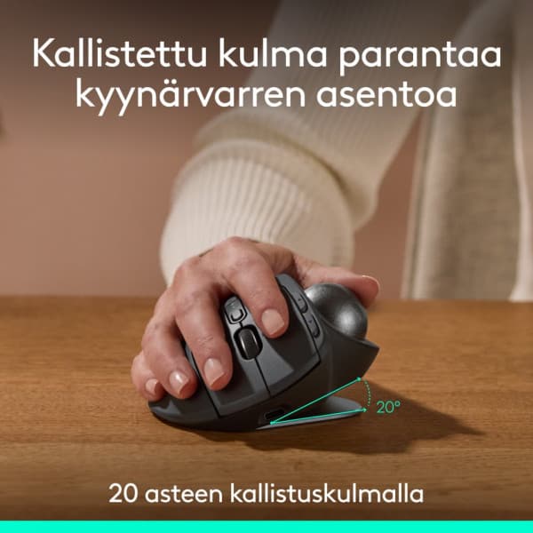 Logitech MX Ergo S trådlös trackballmus
