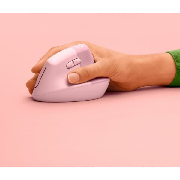 Logitech Lift -hiiri, pinkki