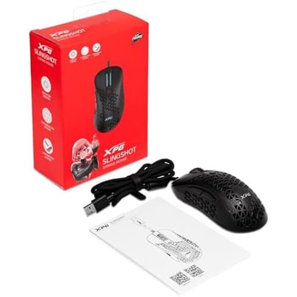 Gamingmus - XPG - Slingshot - 12000 DPI - 6 nycklar - RGB - Trådbunden