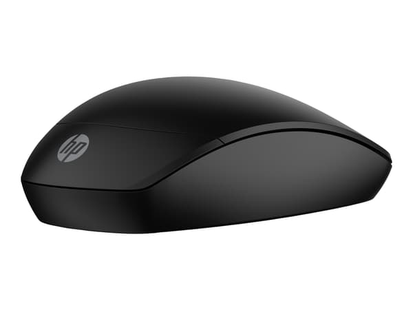 HP 235 Slim - Mus - optisk - 3 knappar - trådlös - 2.4 GHz - trådlös USB-mottagare - svart