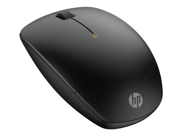 HP 235 Slim - Mus - optisk - 3 knappar - trådlös - 2.4 GHz - trådlös USB-mottagare - svart
