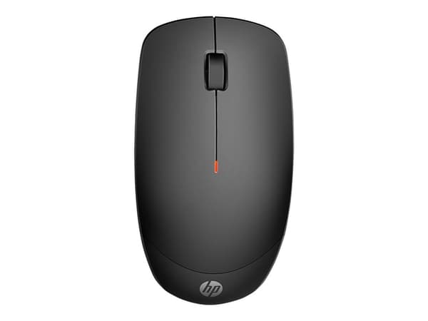 HP 235 Slim - Mus - optisk - 3 knappar - trådlös - 2.4 GHz - trådlös USB-mottagare - svart