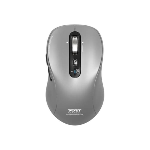 - PORT Designs - PORT Connect Professional EXPERT - Mus - laddningsbar - optisk - 6 knappar - trådlös - 2,4 GHz, Bluetooth -