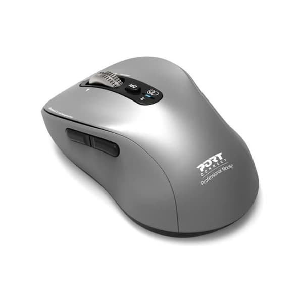 - PORT Designs - PORT Connect Professional EXPERT - Mus - laddningsbar - optisk - 6 knappar - trådlös - 2,4 GHz, Bluetooth -