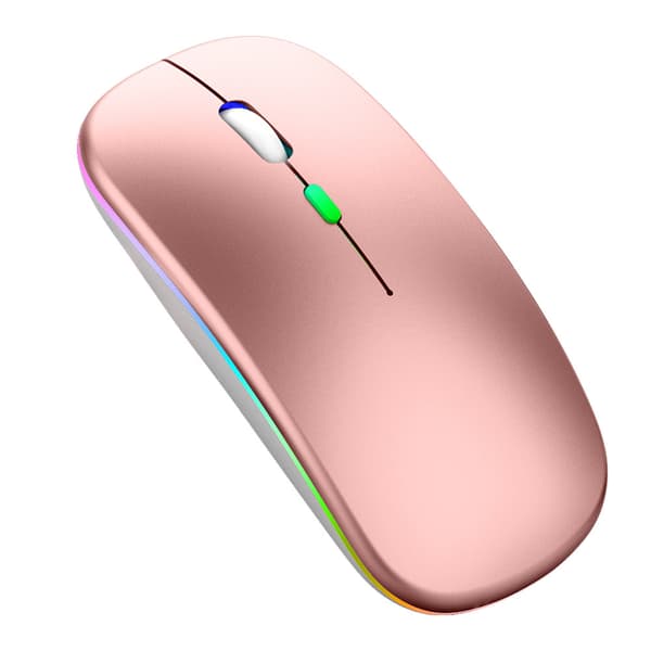 INF 2,4G + Bluetooth 5,8G Dual Mode trådlös mus - Rosa