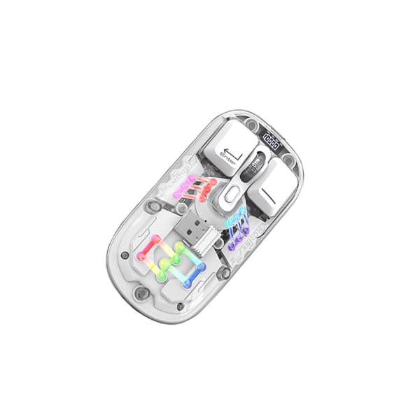 INF Trådløs mus - 2,4G + Bluetooth (Cremehvid)