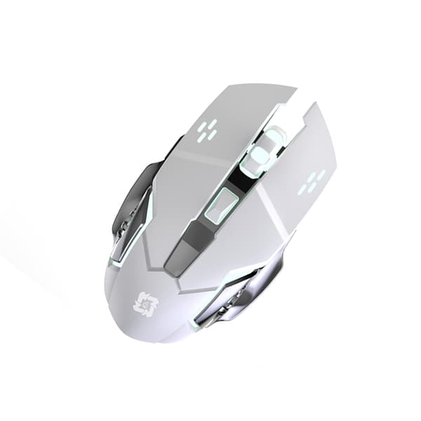 INF Trådlös mus - Laddningsbar Bluetooth Dual-Mode Vit
