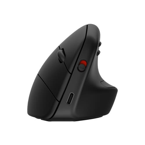 HP 920 - vertikal mus - 2.4 GHz, Bluetooth 5.3 - svart