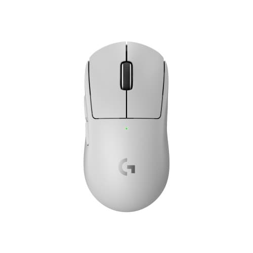 Logitech G PRO X SUPERLIGHT 2 - mus - gaming - 2.4 GHz - vit Vit