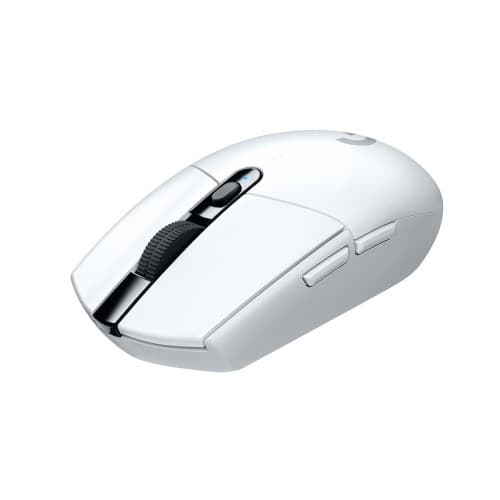 Logitech G G305 - mus - 2.4 GHz - vit Vit