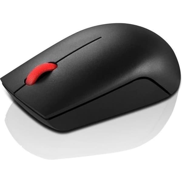 Lenovo Essential Optical Mouse - Trådlös - Svart - 1000 dpi