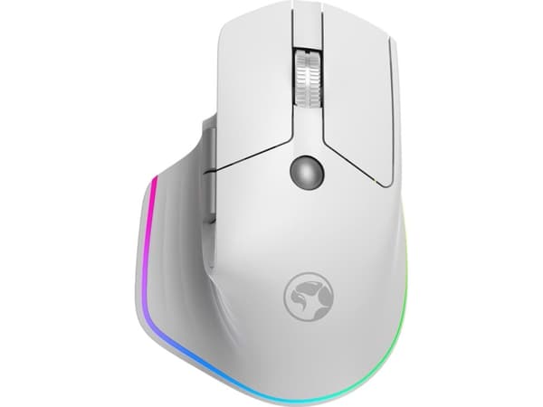 Marvo Trådlös mus, Marvo G803, vit, optisk, 4000DPI