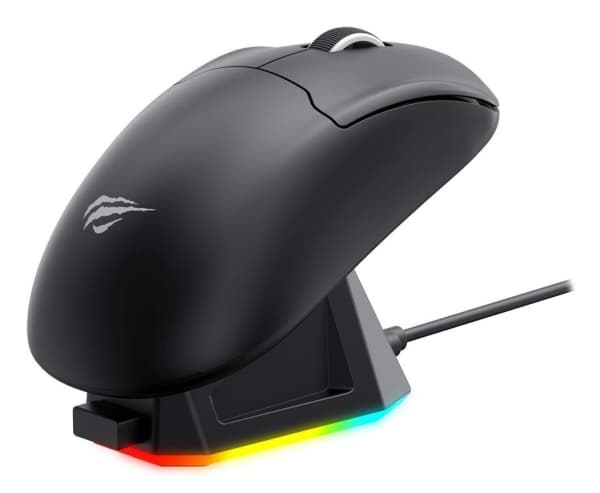 Havit Gamenote MS979WB, Ambidextrous, Trådlös RF + Bluetooth, 19000 DPI, Svart