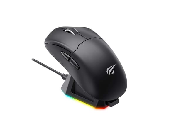 Havit Gamenote MS979WB, Ambidextrous, Trådlös RF + Bluetooth, 19000 DPI, Svart Svart