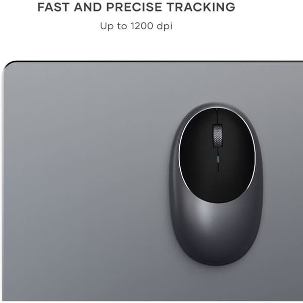 Bärbar datormus - SATECHI - STC0176A - Bluetooth - Optisk - Grå