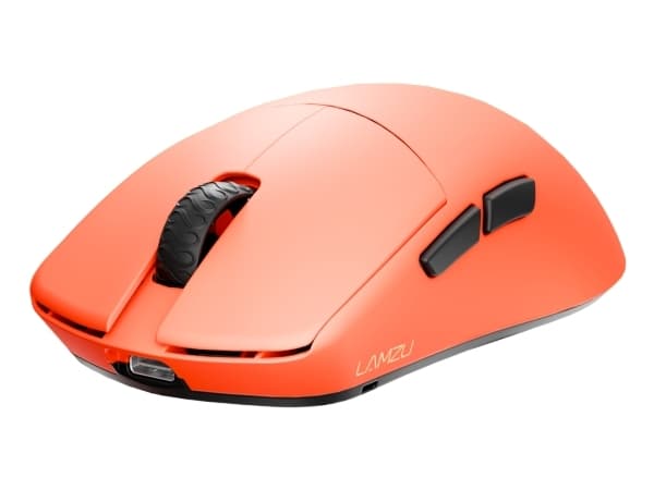 Fnatic MAYA 8K, Right-hand, Optical, Bluetooth + USB Type-C, 30000 DPI, Orange