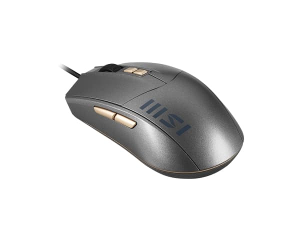 MSI M31, Ambidekstriøs, Optisk, USB Type-A, 1200 DPI, Grå