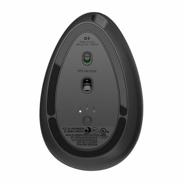 Langaton hiiri Logitech MX Vertical Grafiitinharmaa