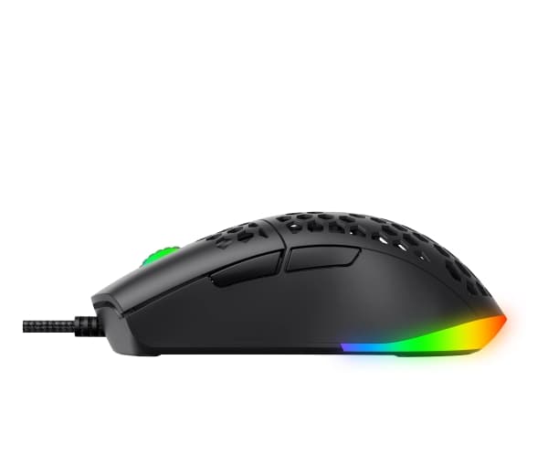 Havit MS1036, Ambidextrous, Optisk, USB Type-A, 7200 DPI, Svart