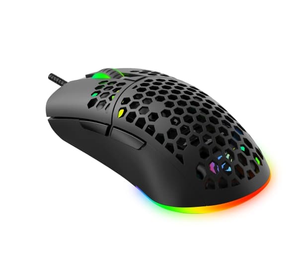 Havit MS1036, Ambidextrous, Optisk, USB Type-A, 7200 DPI, Svart