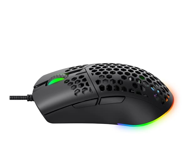 Havit MS1036, Ambidextrous, Optisk, USB Type-A, 7200 DPI, Svart