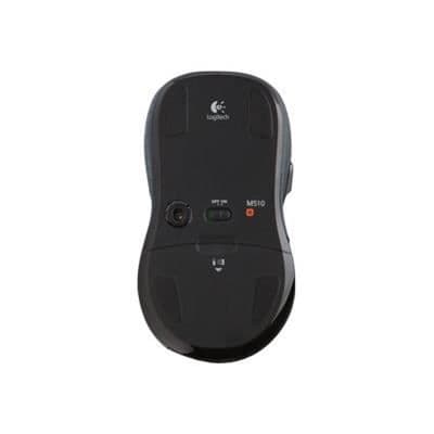 LOGITECH M510 Laser Mouse - Radiofrekvens - USB - 5 knappar - Svart - Trådlös - Tilt Wheel - Symmetrisk